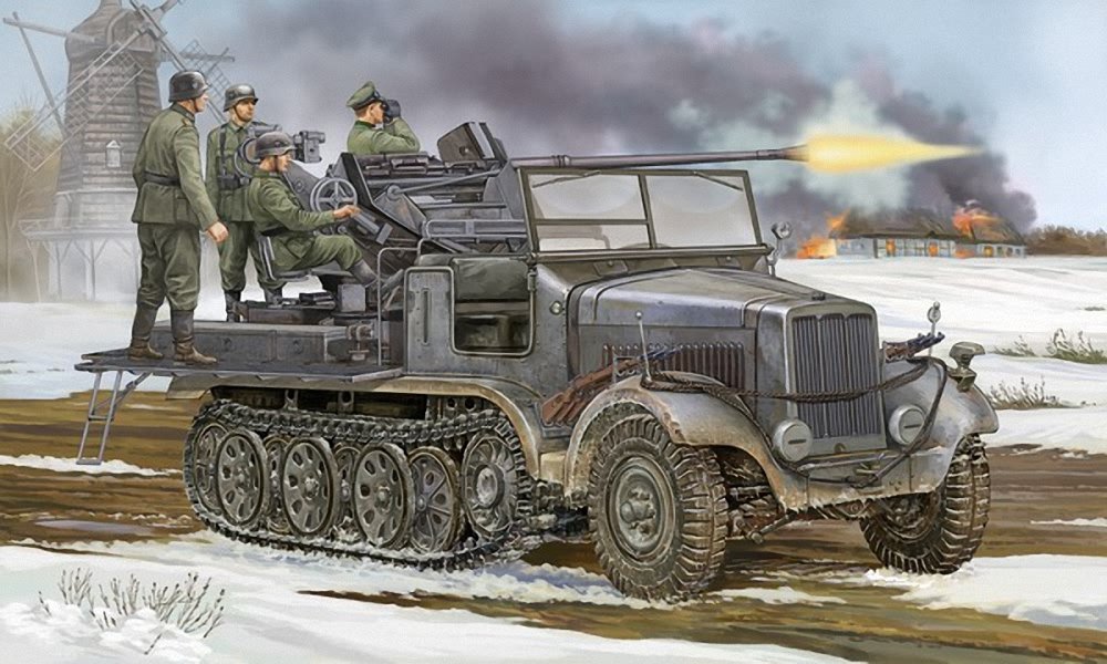 Amazon | トランペッター 1/35 ドイツ軍 Sd.Kfz.6/2 5tハーフトラック