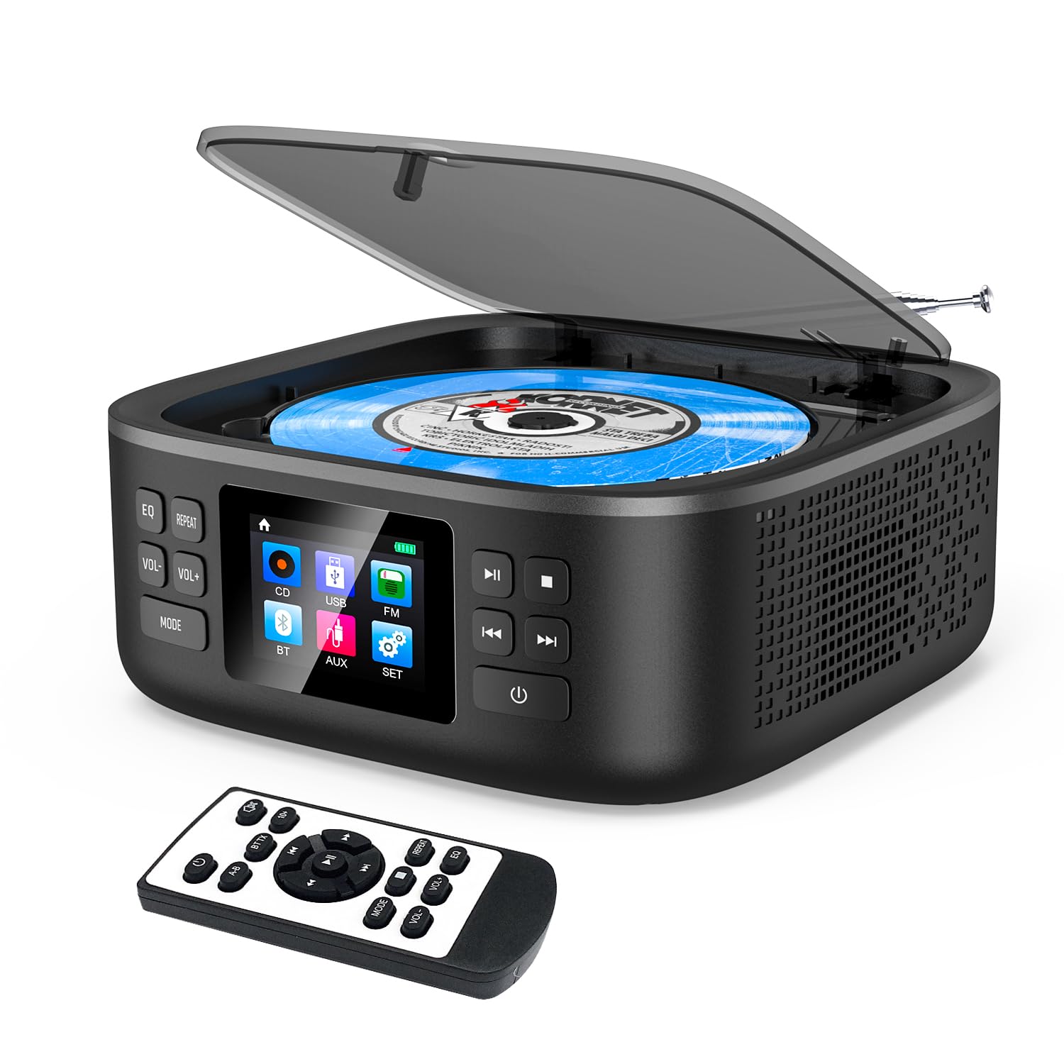 Amazon.com: Portable CD Player Bluetooth,Desktop CD Player with