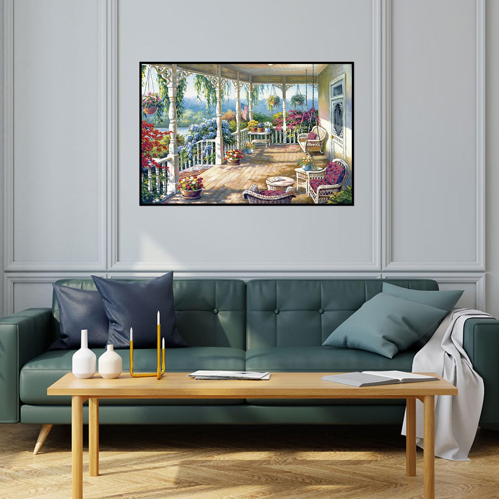 Amazon | CHengQiSM 1000ピース ジグソーパズル 花の廊下 パズル 1000