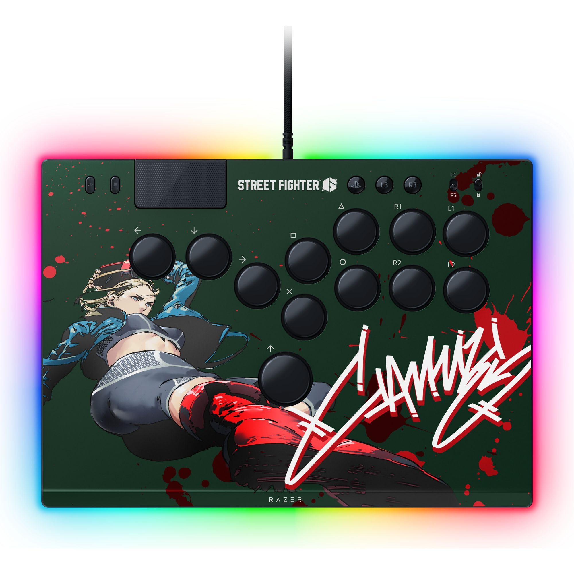 Amazon.com: Razer Kitsune All-Button Arcade Controller: For PS5