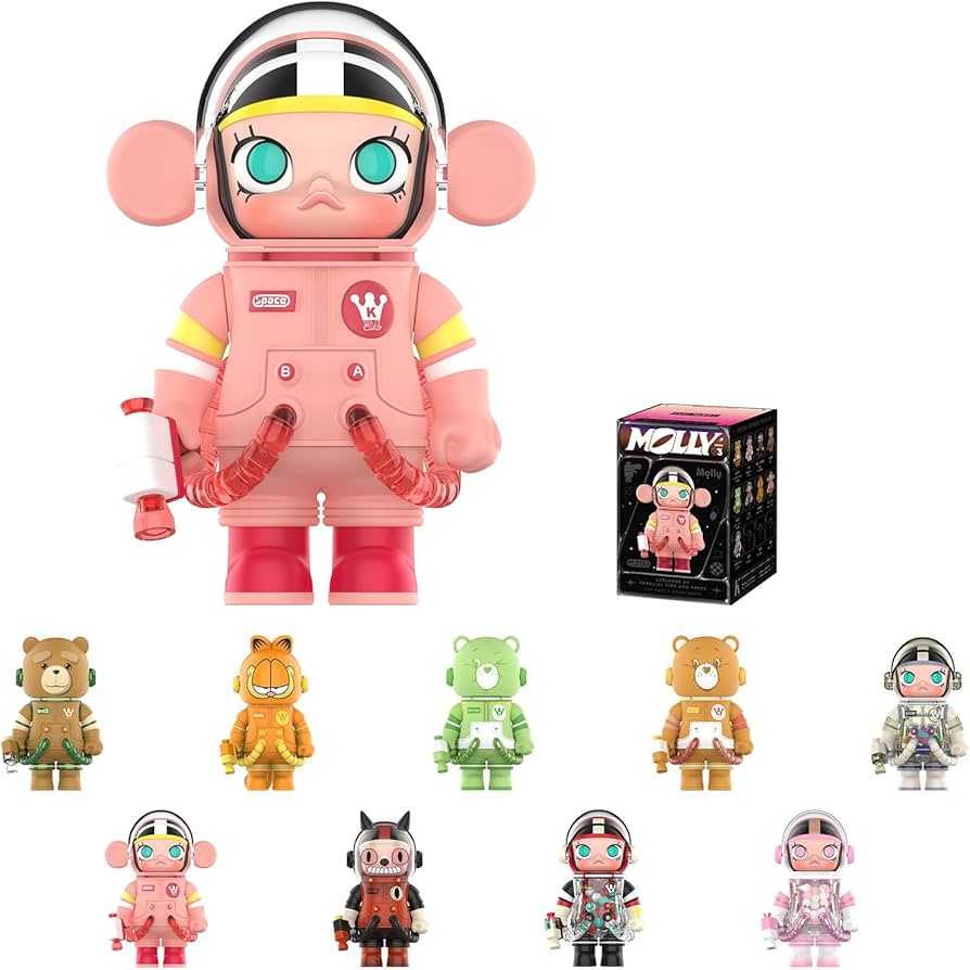 Amazon.com: POP MART MEGA Space Molly 100% Series 3, Molly Blind
