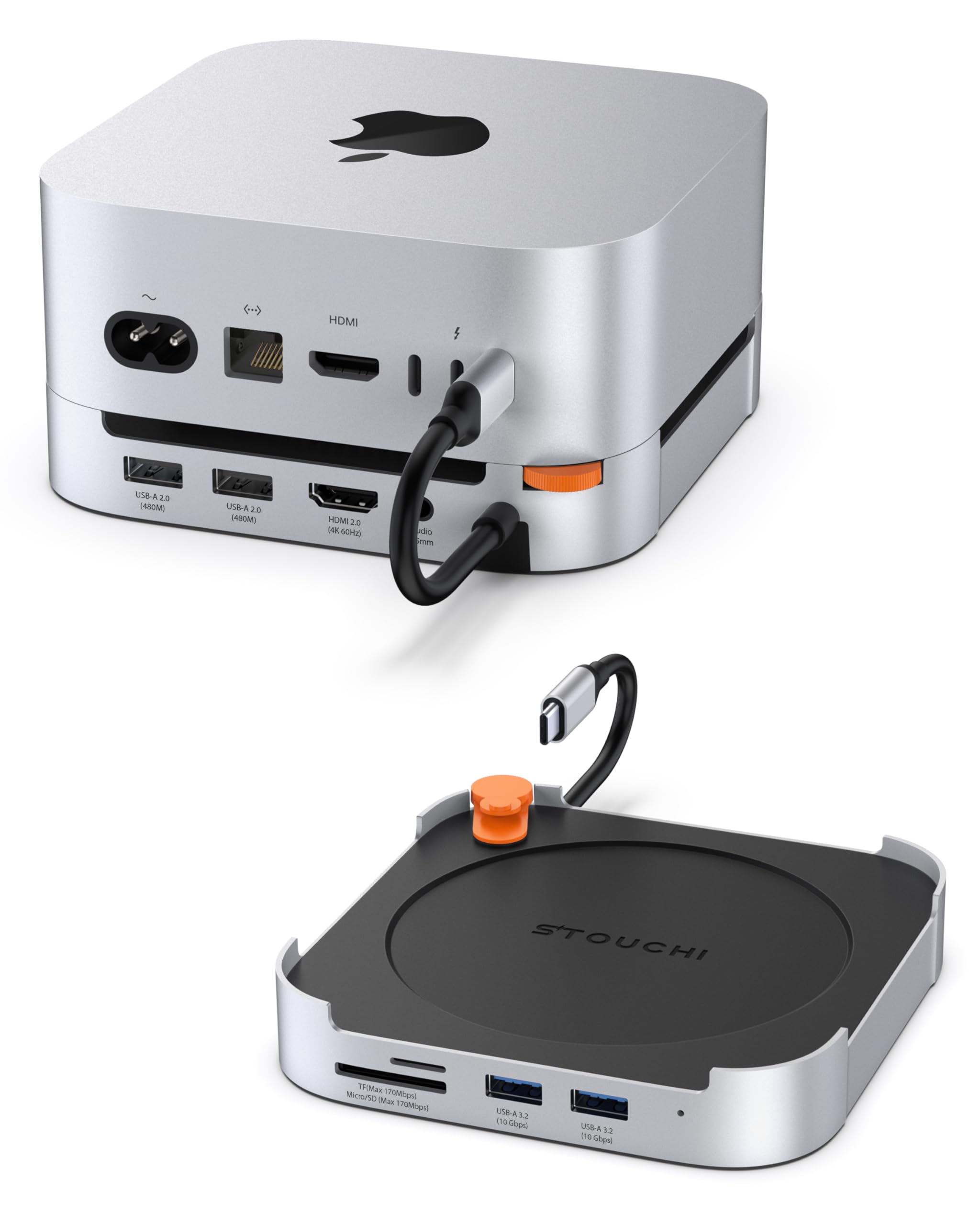 Amazon.com: Mac mini M4 Dock with NVMe SATA SSD Enclosure, Stouchi