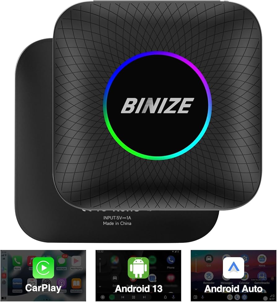 Amazon.com: Binize Android 13 AI Box for Car: Wireless CarPlay