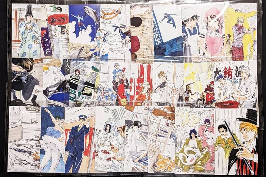 Amazon.co.jp: 美24枚コンプセットテニプリ文庫版ポストカード テニス