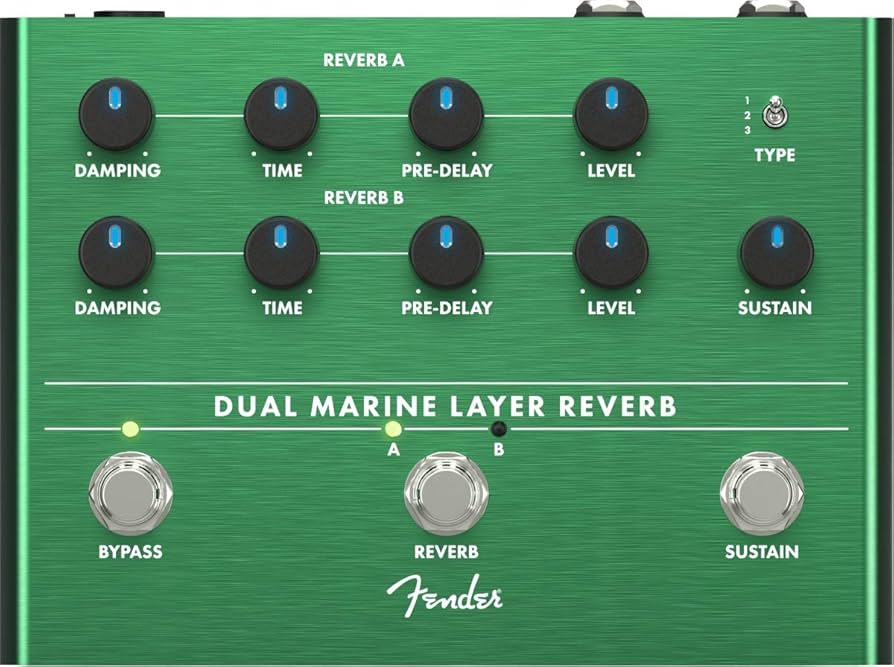 Amazon | Fender Dual Marine Layer Reverb エフェクター リバーブ