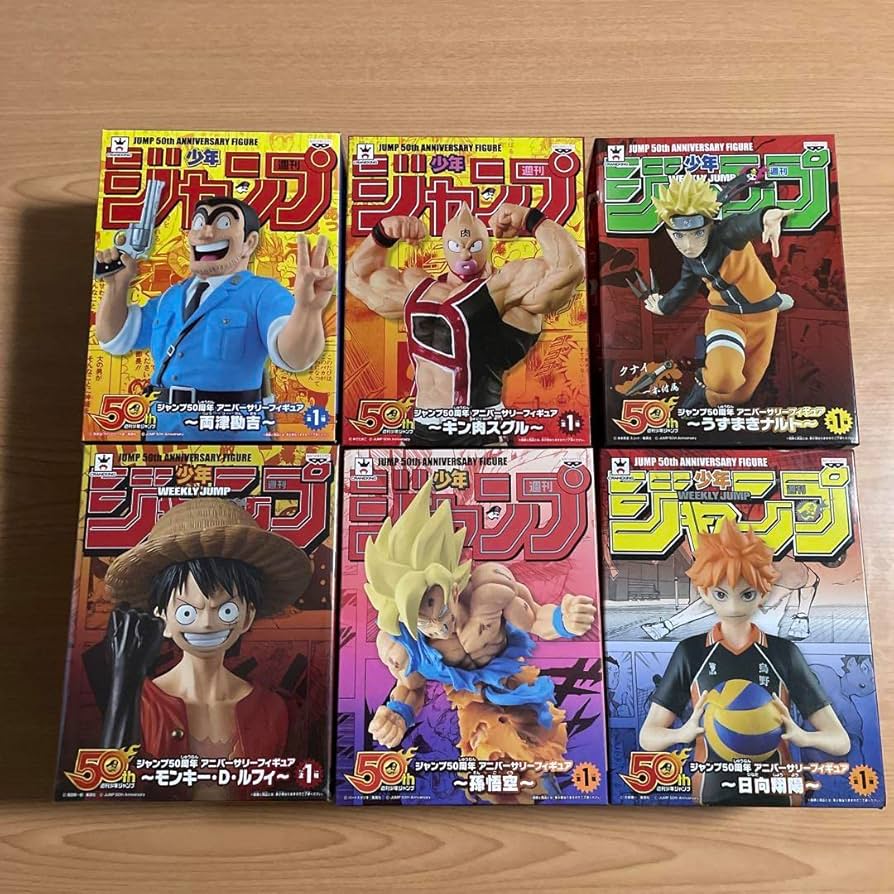 Amazon.co.jp: 週刊少年ジャンプフィギュア 6体 SET : おもちゃ