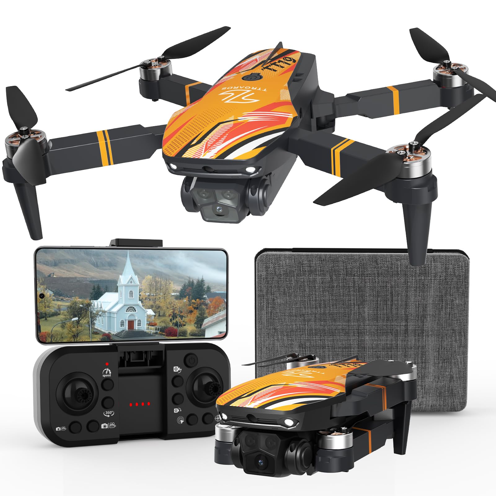 Amazon.com: TTROARDS TT19 Foldable 1080P Drone with Camera for