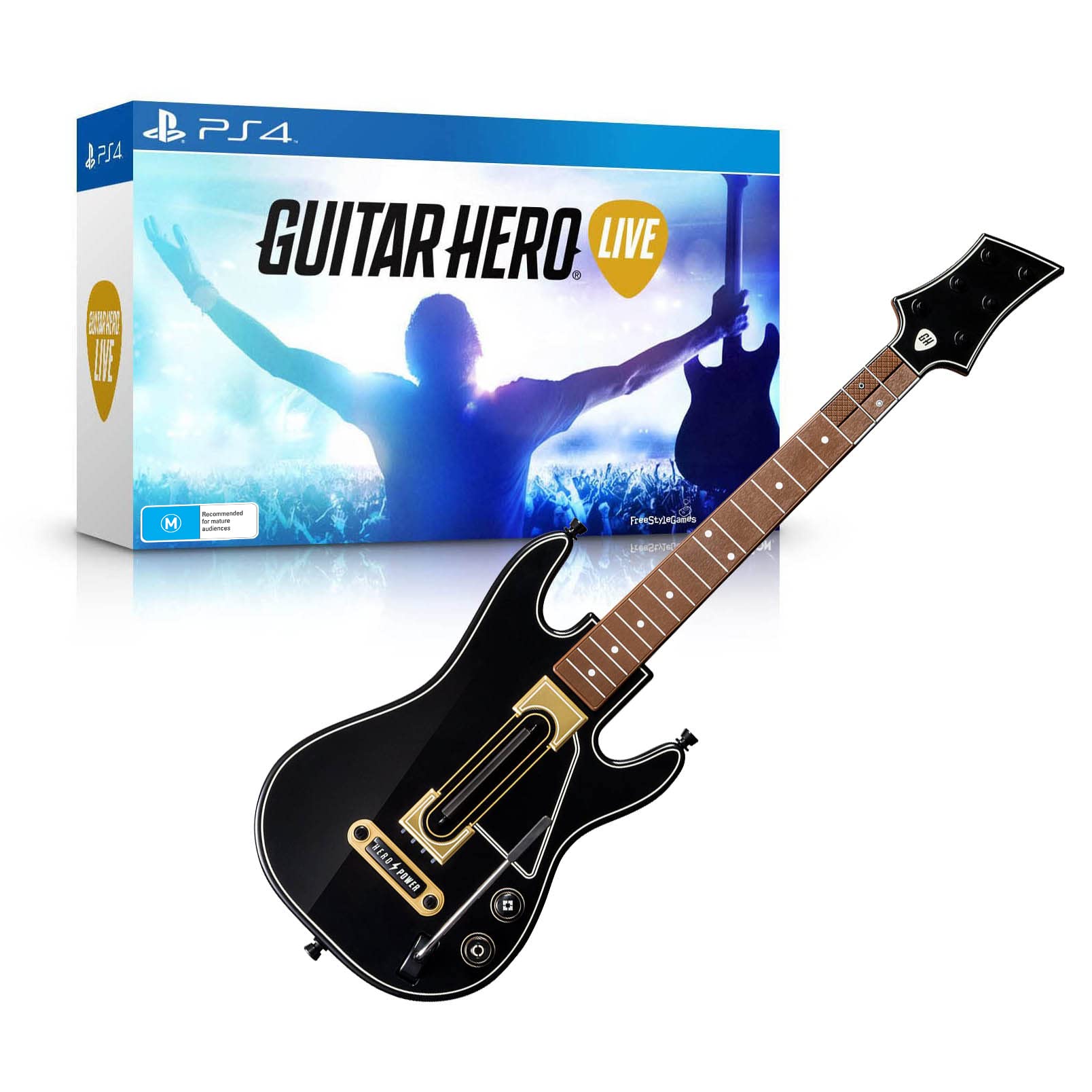 Guitar Hero Live w/Guitar Controller Bundle - PlayStation 4: Video