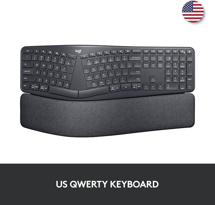 Amazon.com: Logitech Ergo K860 Wireless Ergonomic Keyboard with