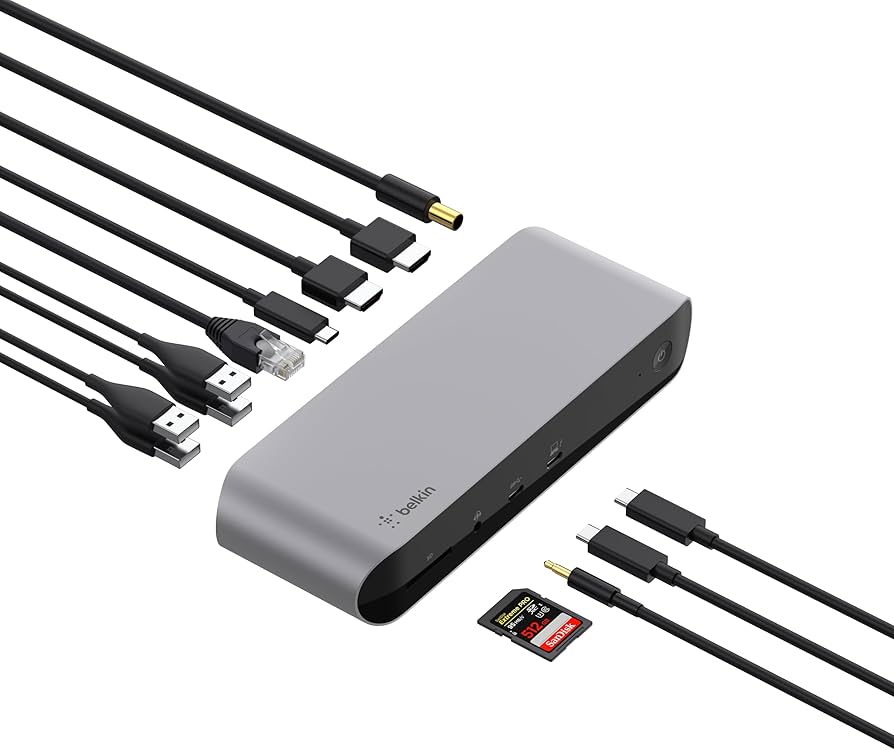 Amazon.co.jp: Belkin Thunderbolt 3 Dock Pro Thunderbolt 3ケーブル