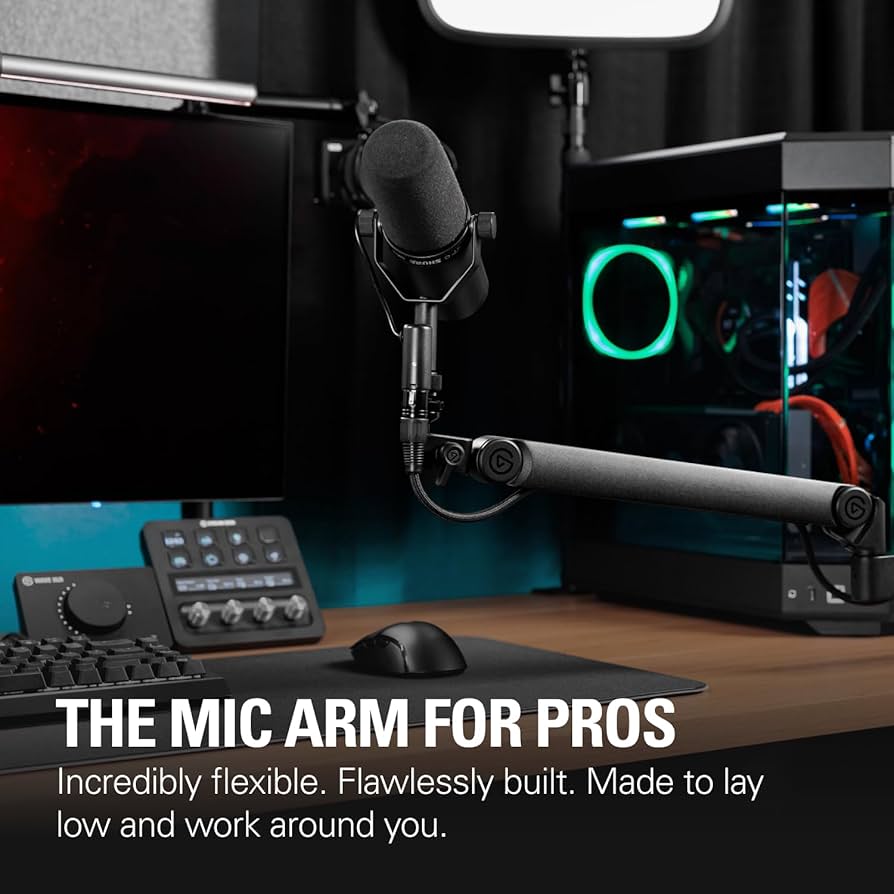 Amazon.com: Elgato Wave Mic Arm Pro - 360° Rotatable Low Profile