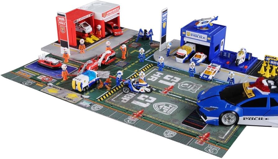 Amazon | トミカ ハイパーレスキュー ハイパーはじめてのタウンセット