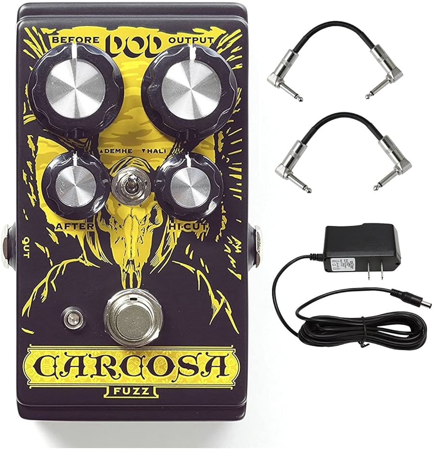 Amazon.com: DOD Carcosa Analog Fuzz Pedal Silicon style Fuzz
