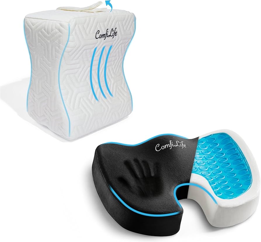 Amazon.com: ComfiLife Gel Enhanced Seat Cushion & Cooling Knee