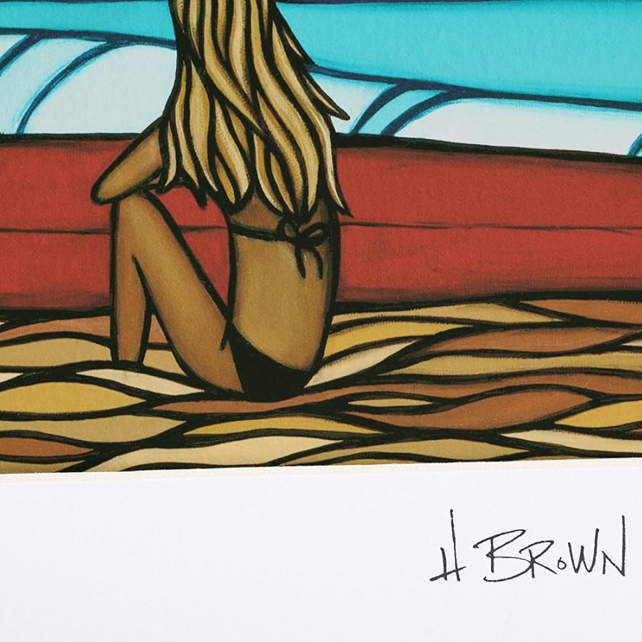 Heather Brown HURA GIRL 絵 Heather Brown HURA GIRL 絵 HULA GIRL