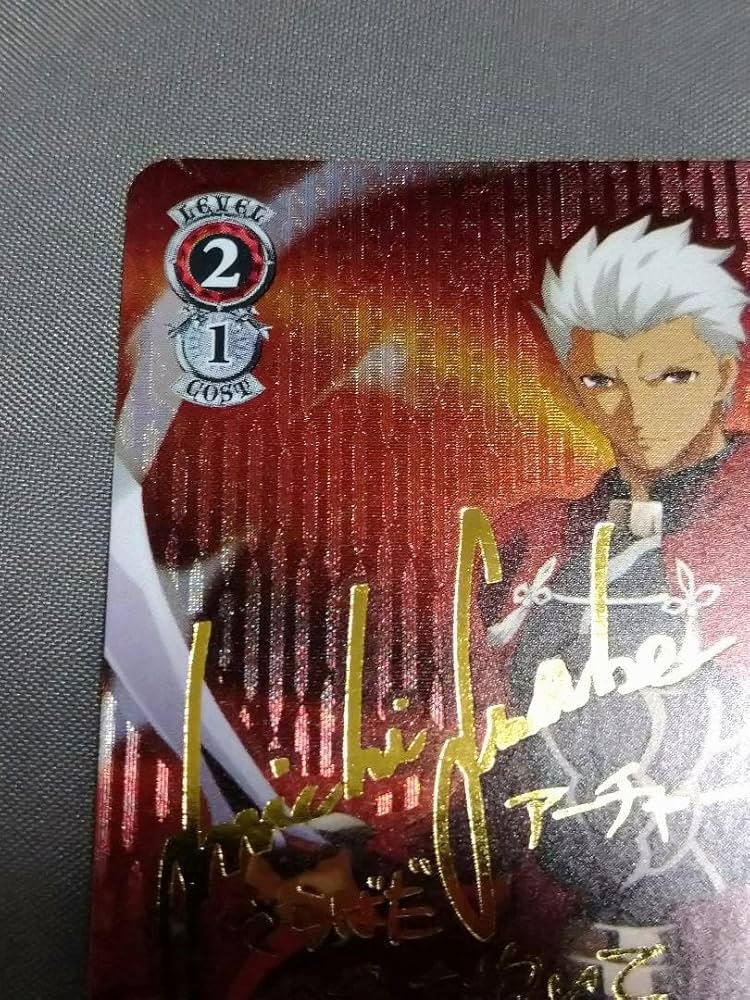 PSA10】ヴァイス 英語 fate サイン SP 理想の絶望 アーチャー Fate