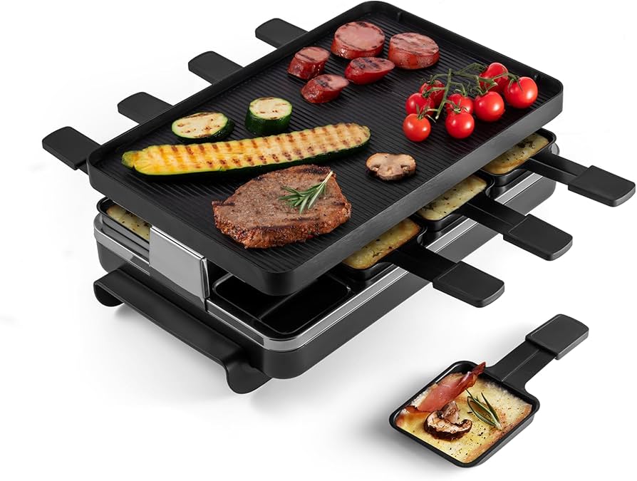 Amazon.com: Swissmar Classic 8-Person Raclette Party Grill with