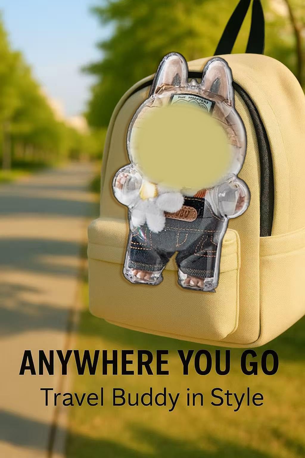 Amazon.com: Doemoil Protective Case for LABUBU Fall in Wild/ Let's