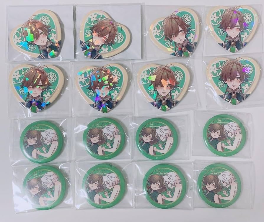 Amazon.co.jp: オランピアソワレ オラソワ時貞 缶バッジ 1周年