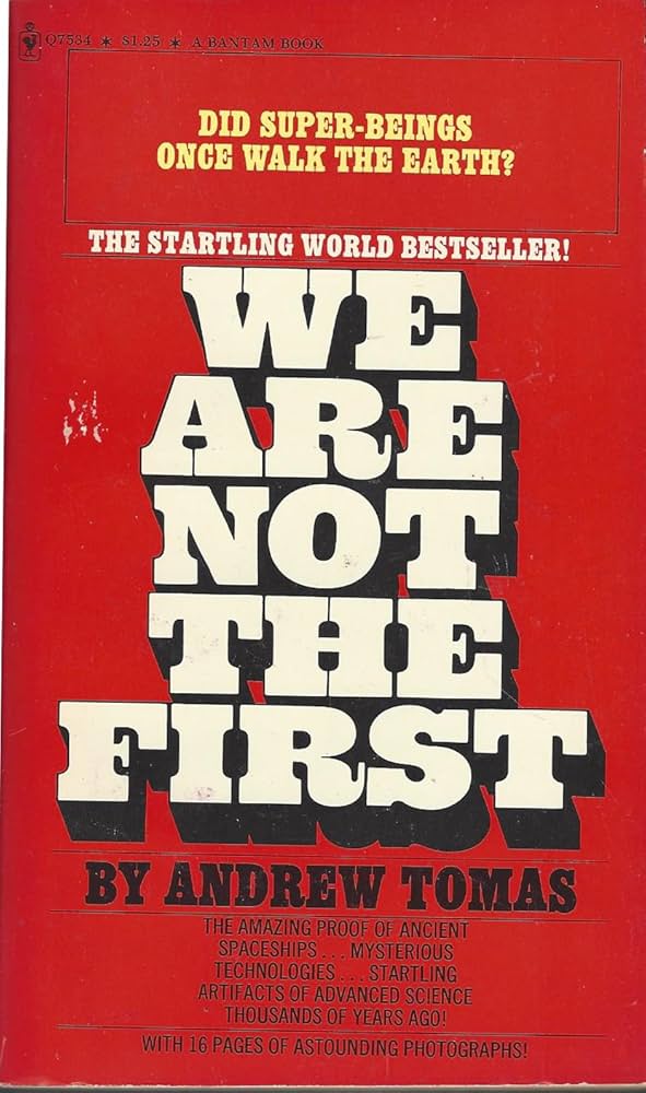 We Are Not the First: Tomas, Andrew: 9780553075342: Amazon.com: Books