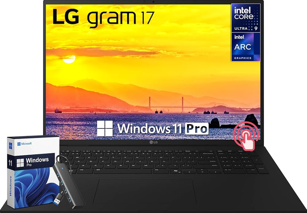 Amazon.co.jp: LG gram 17 タッチスクリーン ノートパソコン Copilot+