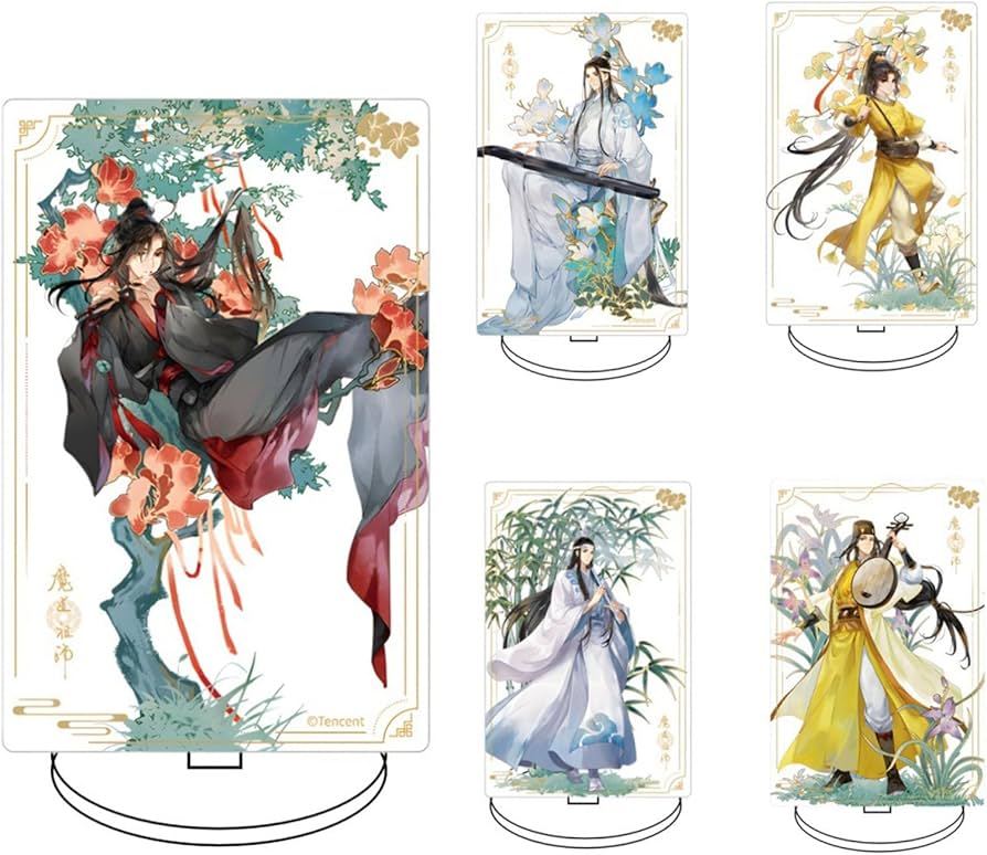 Amazon.co.jp: 魔道祖師 アクリルスタンド 魏無羨 藍忘機 15cm