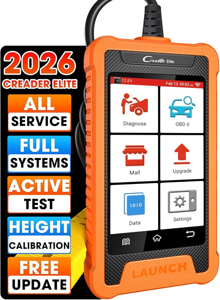 LAUNCH Creader Elite for Land Rover Jaguar OBD2 Scanner, 2025 Full