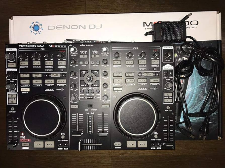 Amazon | DENON MC3000 USB MIDI DJコントローラー ブラック | DJ
