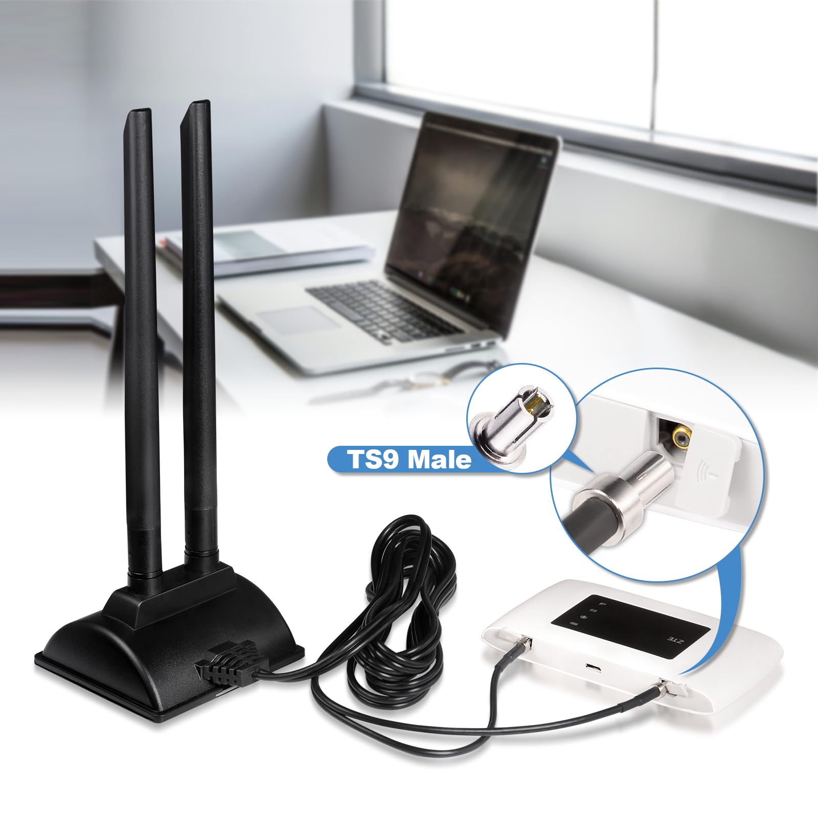 ルーター 4G LTE 6dBi 磁気ベースアンテナモバイルホットスポット