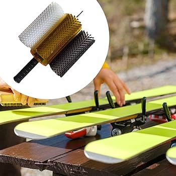 Amazon.co.jp: DeeRace スキーブラシキット スキーワックスがけブラシ