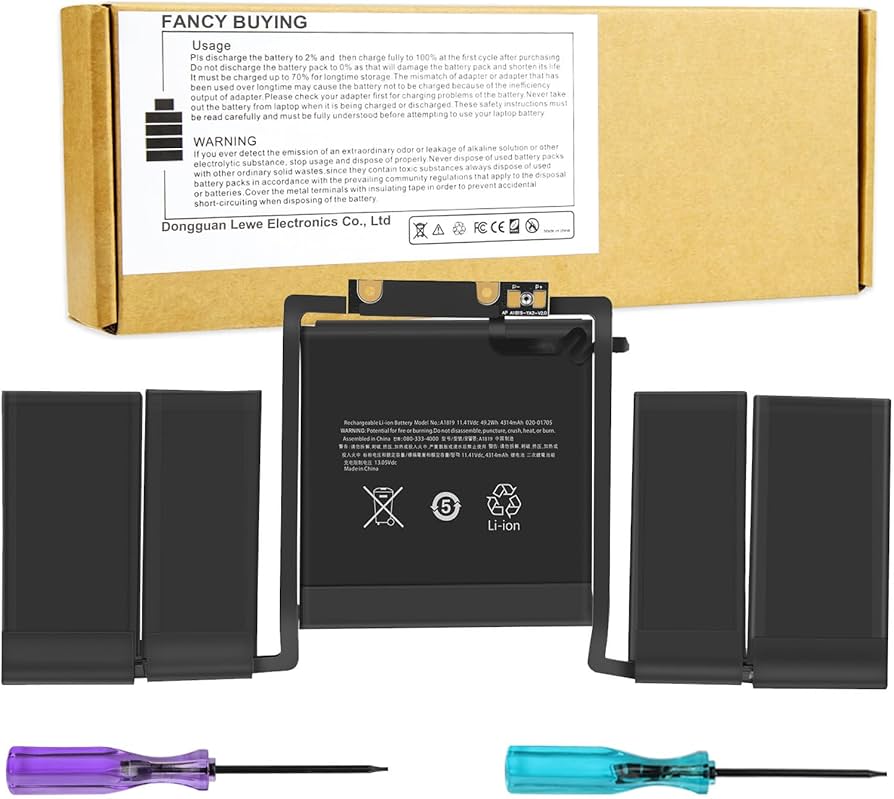 Amazon.com: Fancy Buying A1706 A1819 Laptop Battery Replacement