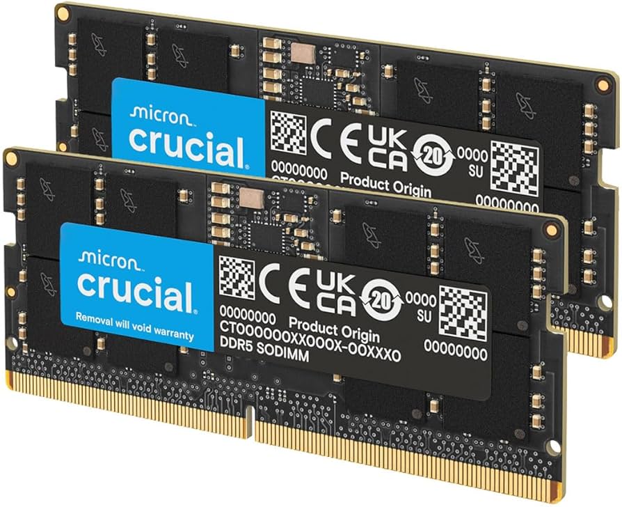 Amazon.co.jp: crucial 32GB Kit(2x16GB)DDR5-5600 SODIMM CL46(16Gbit