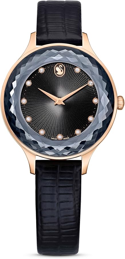 Amazon.co.jp: スワロフスキー Octea Nova 腕時計 スイス製, ブラック