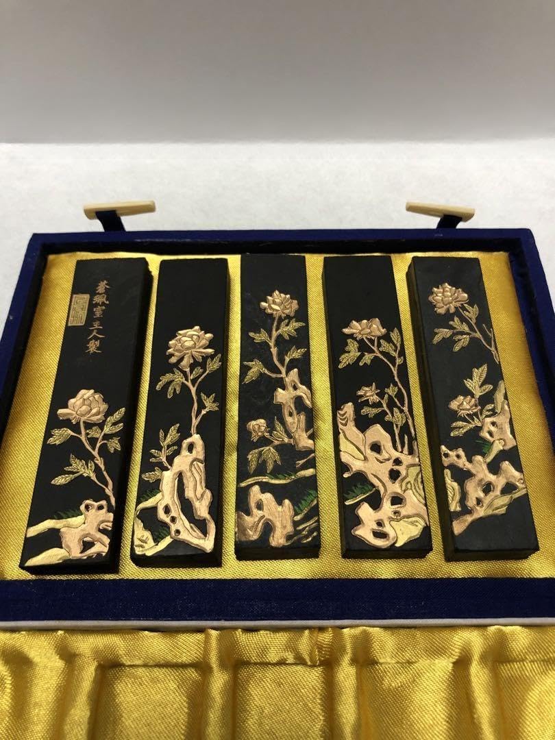 中国名墨 胡開文 蒼珮室主人製 5本組 古墨 T苍