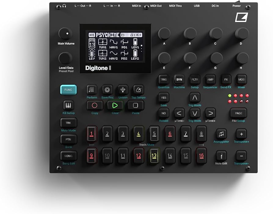 Amazon.com: Elektron Digitone II - 16-Track Polyphonic Digital