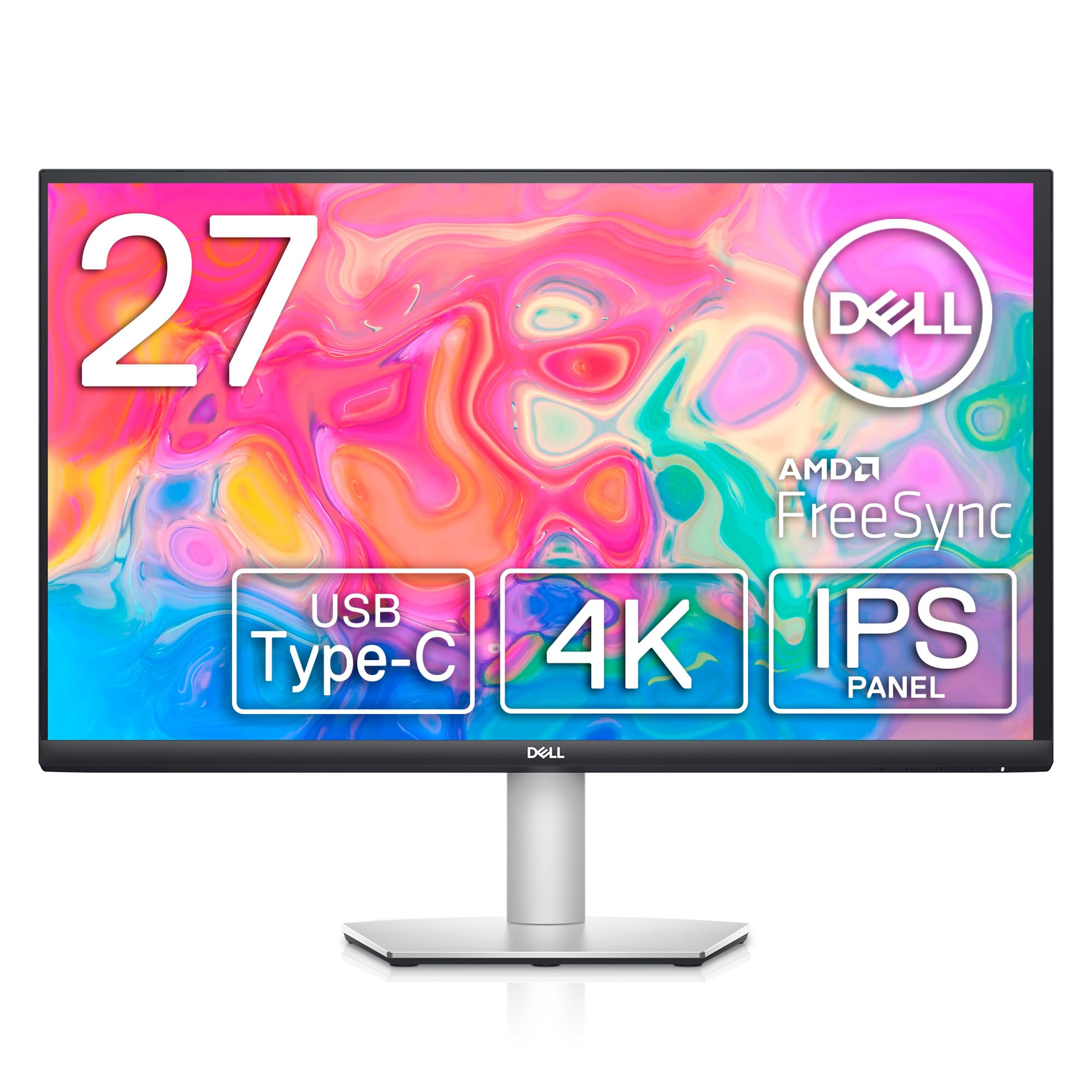 Amazon.co.jp: Dell S2722QC 27-inch 4K USB-C Monitor - UHD (3840 x