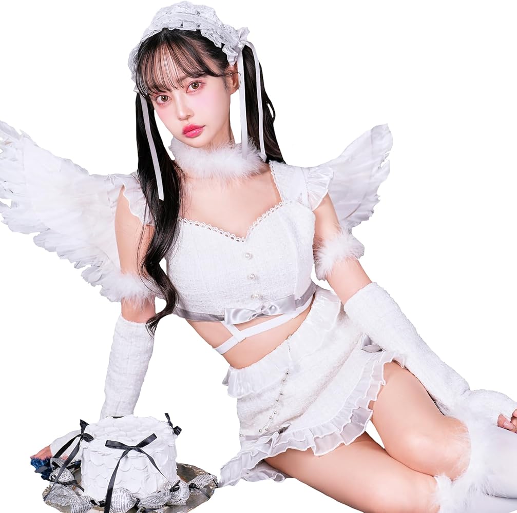 Amazon.co.jp: [Malymoon] コスプレ 天使 ホワイトデー エンジェル 羽