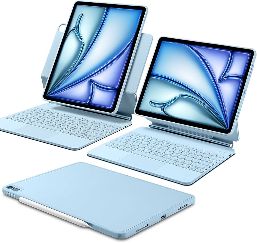 Amazon.com: ESR iPad Air 13 Inch Case Keyboard (M3/M2, 2025/2024