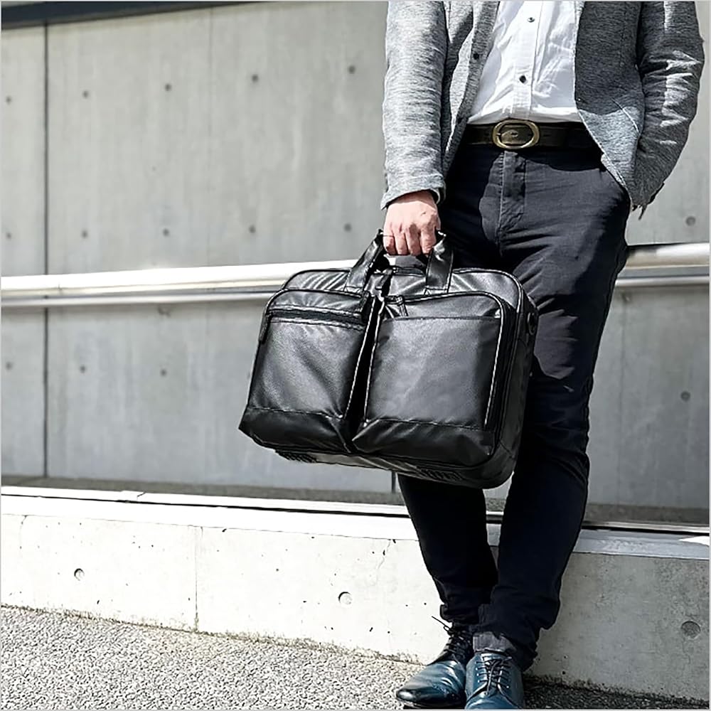 Amazon.co.jp: 竹八謹製 (タケハチ) ビジネスバッグ ノートPC対応 撥水