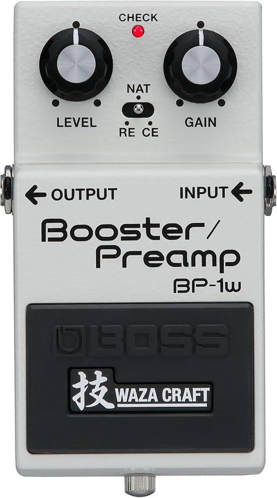 Amazon.com: BOSS BP-1W Booster/Preamp | Premium Waza Craft Guitar