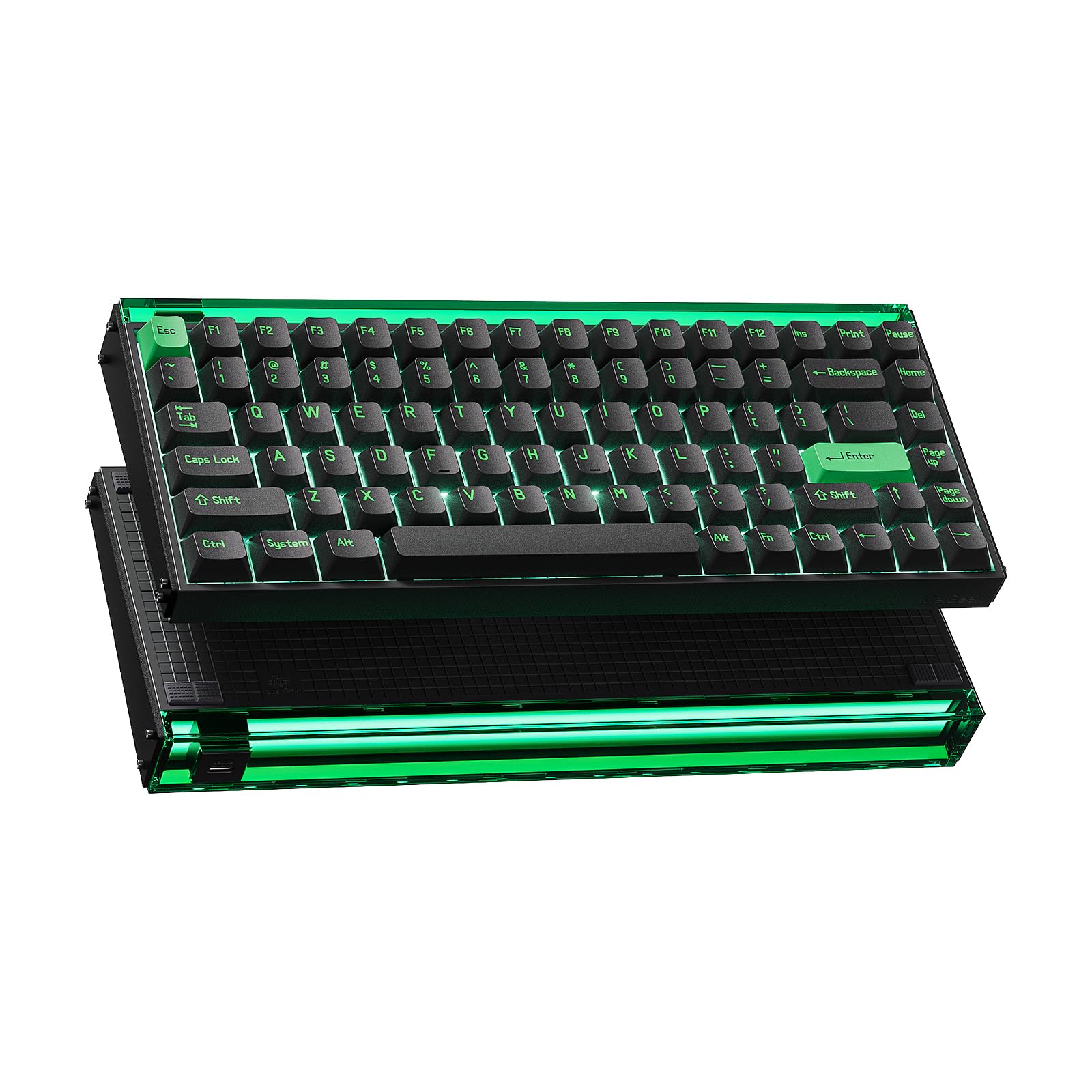 Amazon.com: MelGeek MADE84 Pro Wired Gaming Keyboard, Magnetic