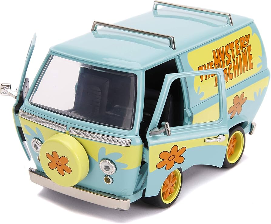 Amazon.com: Jada Scooby Doo 1:24 Mystery Machine Die-Cast Car