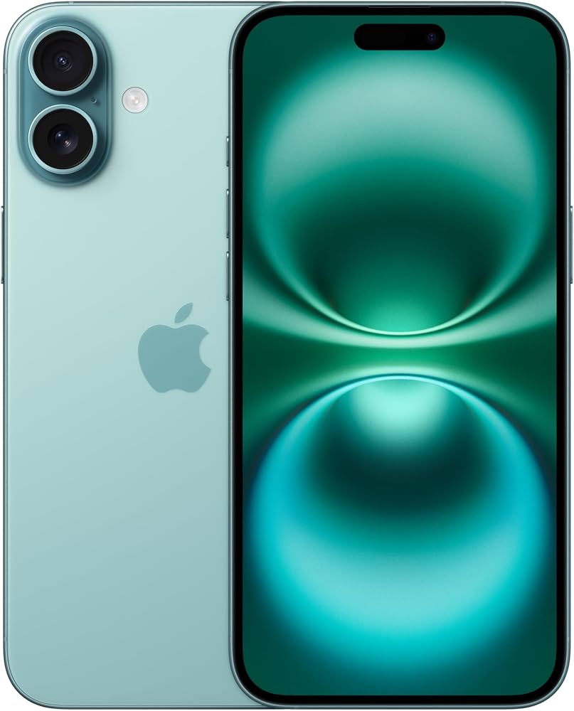 Amazon.com: Apple iPhone 16 Plus, US Version, 128GB, Teal
