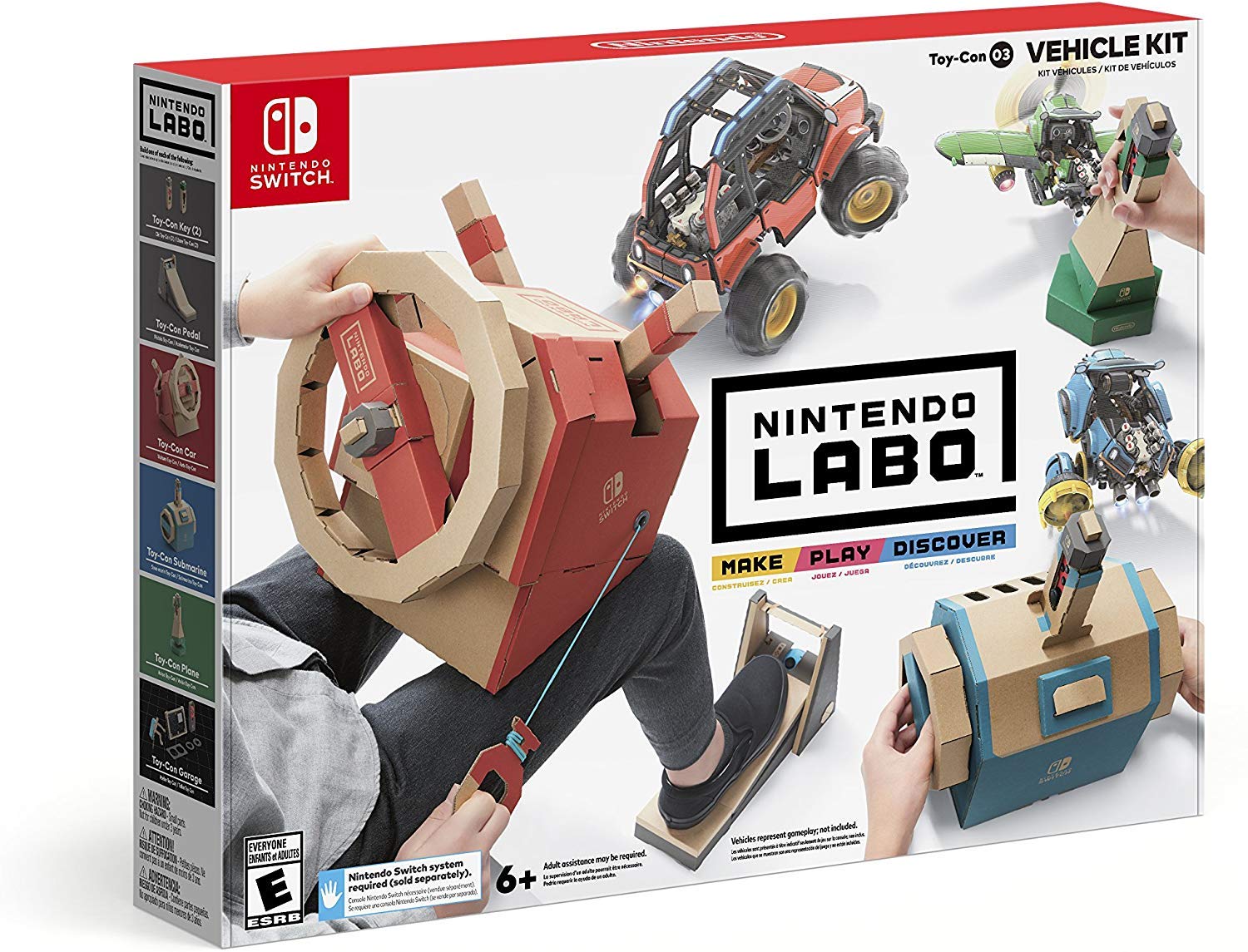 Amazon.com: Nintendo Labo Toy-Con 03: Vehicle Kit - Switch : Video