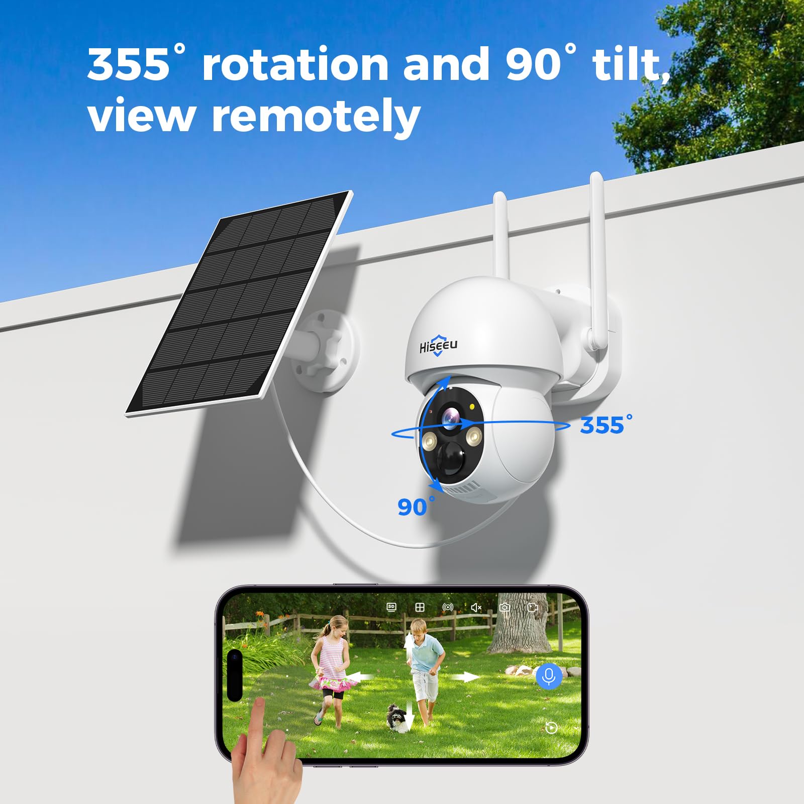 G115 Hiseeu Smart wireless solar camera Amazon.com : Hiseeu Solar