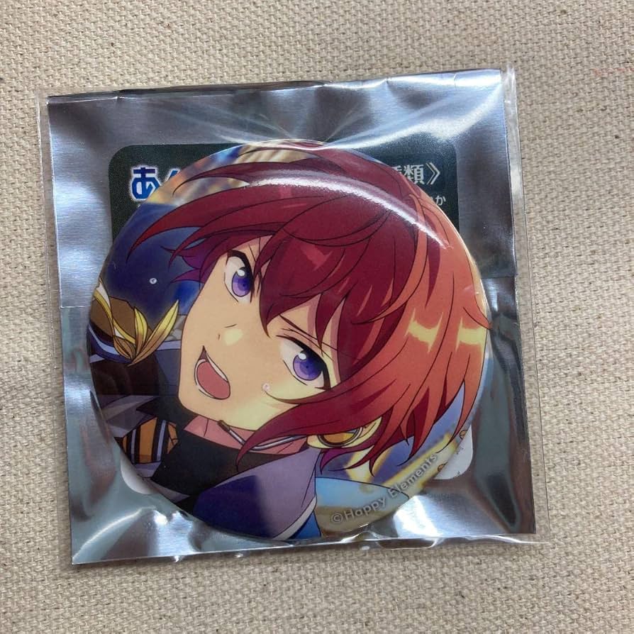 あんさんぶるスターズ!! ハート缶バッジ 返礼祭 朱桜司 50かん あん