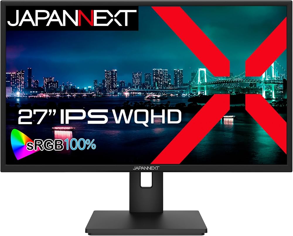 Amazon.co.jp: JAPANNEXT 27インチ モニター WQHD 2560x1440解像度 IPS
