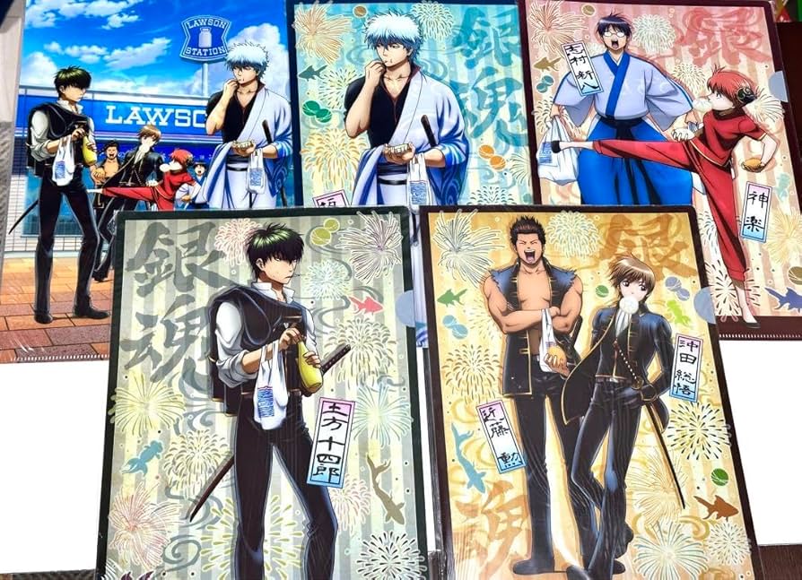 Amazon.co.jp: ローソン限定 劇場版 銀魂クリアファイル 全5種セット