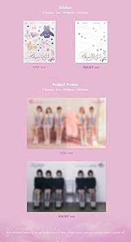 Amazon.com: FIFTY FIFTY Day & Night 3rd Mini Album (2 ver. SET)