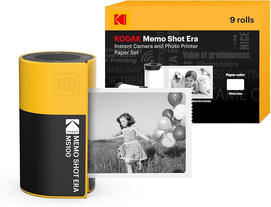 Amazon.com: KODAK Memo Shot ERA Kids Instant Digital Camera and